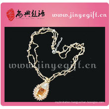 Fashionable Bling Crystal Pendant New Design Necklace Beads Crochet